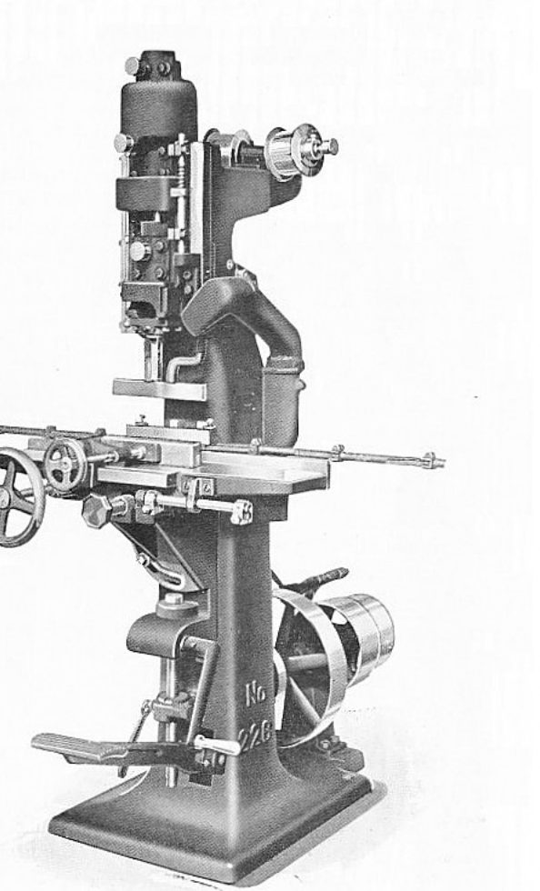 Foot-lever mortiser - schools bulletin (1915)